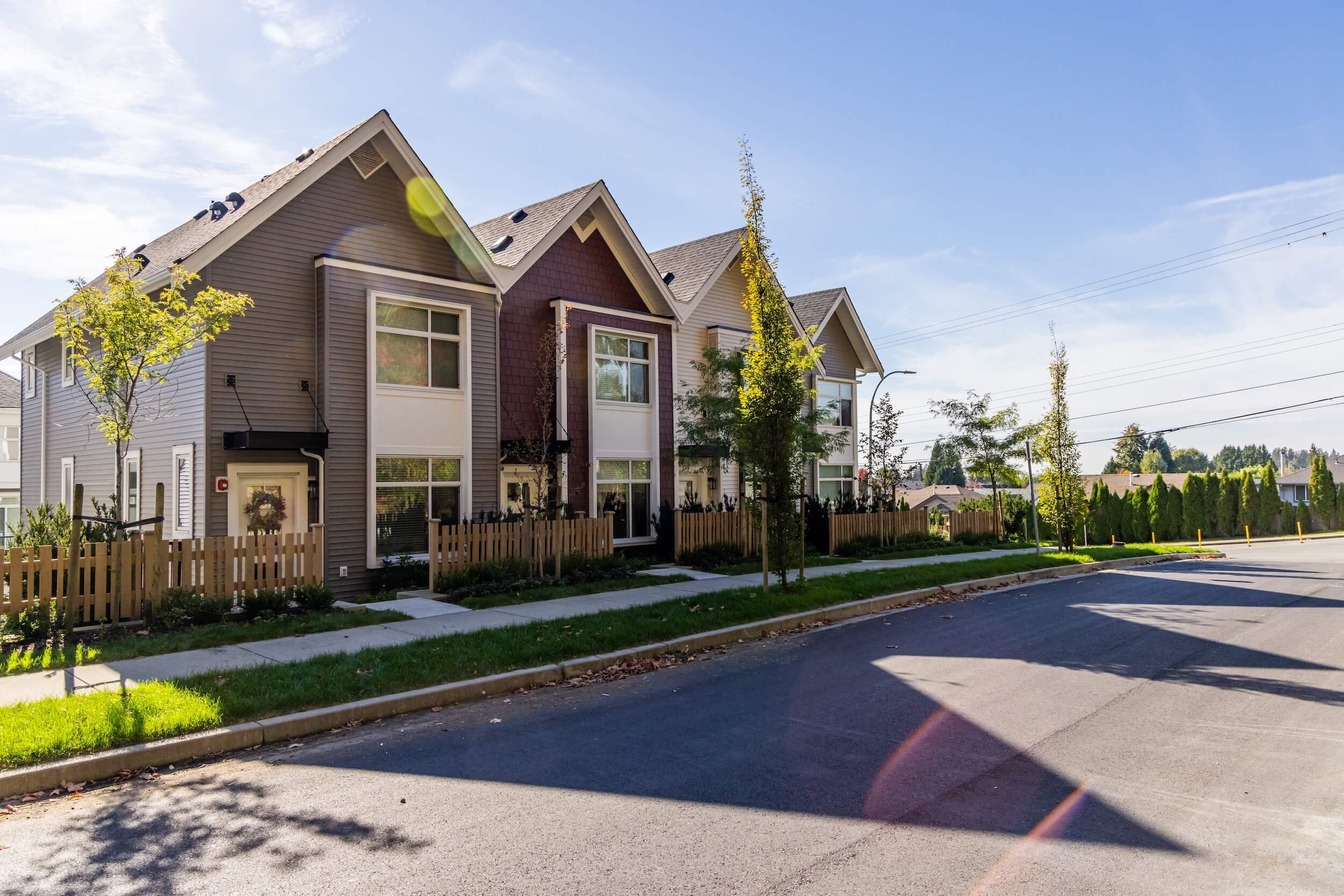 Street view of professionally managed multifamily homes in Northern California