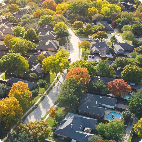 Single-family-homes-aerial